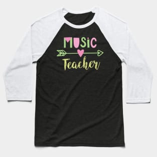 Music Teacher Gift Idea Baseball T-Shirt